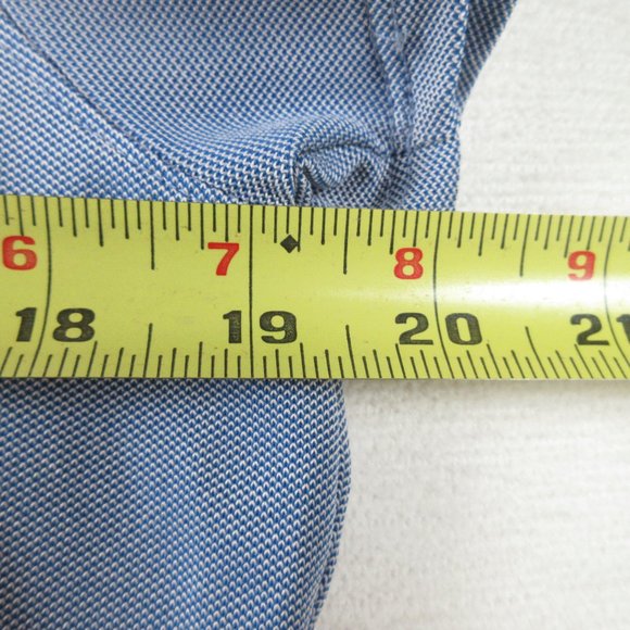 Vinyard Vines Blue Performance Polo Size M Contrast Collar - Picture 9 of 12